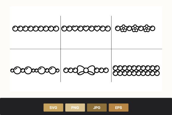 Beaded Bracelet Patterns Graphics for Local Branding