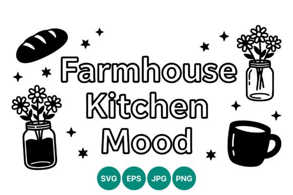 Farmhouse Kitchen Mood Graphics for Local Branding