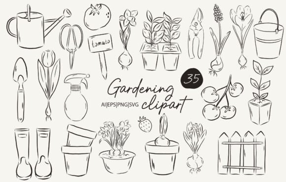 Gardening Clipart Collection Graphics