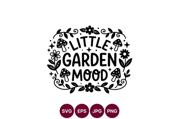 Little Garden Mood Black and White