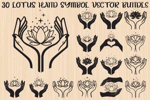 Lotus Hand Graphics for Modern Branding