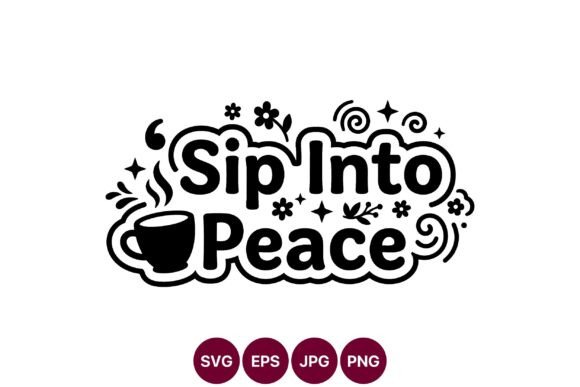 Sip into Peace Coffee Design