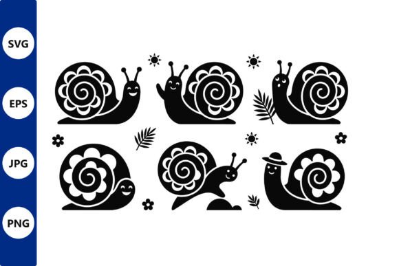 Snail Pattern Vector Art for Creative Projects