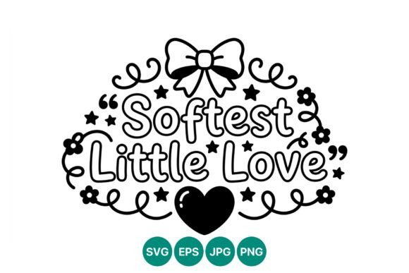 Softest Little Love Graphics for Playful Branding